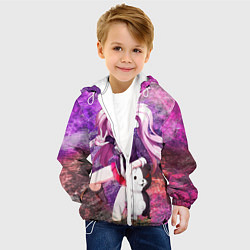 Куртка с капюшоном детская Джунко Эношима, цвет: 3D-белый — фото 2