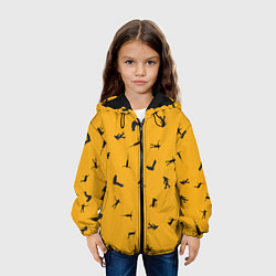 Куртка с капюшоном детская Теплый ветер, цвет: 3D-черный — фото 2