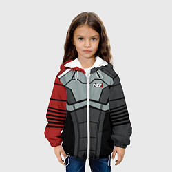 Куртка с капюшоном детская КОСТЮМ N7 MASS EFFECT N7 М, цвет: 3D-белый — фото 2