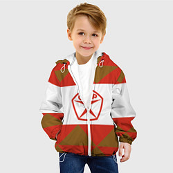 Куртка с капюшоном детская Советское печенье, цвет: 3D-белый — фото 2