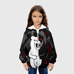 Куртка с капюшоном детская MONOKUMA МОНОКУМА DANGANRO, цвет: 3D-белый — фото 2