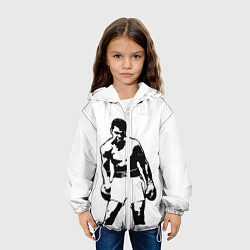 Куртка с капюшоном детская The Greatest Muhammad Ali, цвет: 3D-белый — фото 2