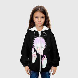 Куртка с капюшоном детская ГОДЖО САТОРУ GOJO SATORU, цвет: 3D-белый — фото 2