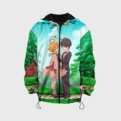 Куртка с капюшоном детская Обещанный Неверленд, цвет: 3D-черный