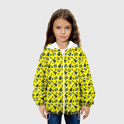 Куртка с капюшоном детская Рок-звезда, цвет: 3D-белый — фото 2