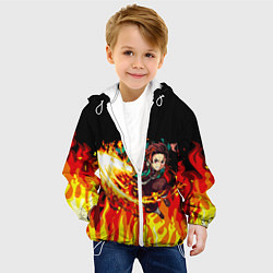 Куртка с капюшоном детская ТАНДЖИРО, цвет: 3D-белый — фото 2