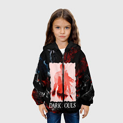 Куртка с капюшоном детская DARKSOULS GAME, цвет: 3D-черный — фото 2
