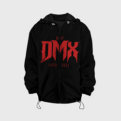 Куртка с капюшоном детская DMX RIP 1970-2021, цвет: 3D-черный