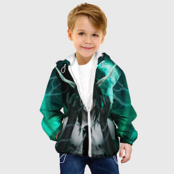 Куртка с капюшоном детская Ulquiorra Schiffer Bleach, цвет: 3D-белый — фото 2