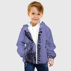 Куртка с капюшоном детская Стефон Карри, цвет: 3D-белый — фото 2