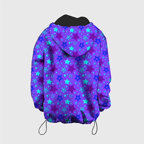 Детская куртка Brawl Stars Blue / 3D-Черный – фото 2