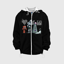 Куртка с капюшоном детская Любовь, Смерть & Роботы, цвет: 3D-белый