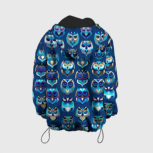 Детская куртка Совы / 3D-Черный – фото 2