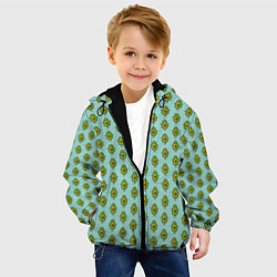 Куртка с капюшоном детская Авокадики, цвет: 3D-черный — фото 2