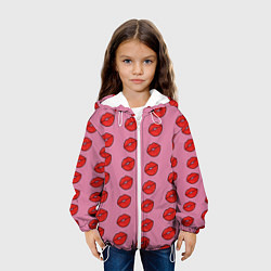 Куртка с капюшоном детская Губки, цвет: 3D-белый — фото 2