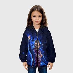 Куртка с капюшоном детская Lionel Messi Barcelona 10, цвет: 3D-черный — фото 2