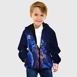 Куртка с капюшоном детская Lionel Messi Barcelona 10, цвет: 3D-черный — фото 2