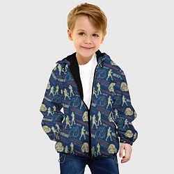 Куртка с капюшоном детская Боксёр, цвет: 3D-черный — фото 2