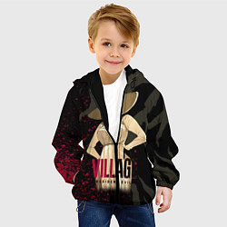 Куртка с капюшоном детская Resident Evil Village Blood, цвет: 3D-черный — фото 2