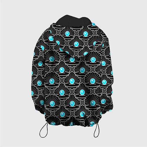 Детская куртка Жемчужина моря / 3D-Черный – фото 2