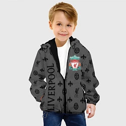 Куртка с капюшоном детская LIVERPOOL ЛИВЕРПУЛЬ LV, цвет: 3D-черный — фото 2