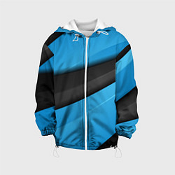 Куртка с капюшоном детская Blue Sport Style, цвет: 3D-белый