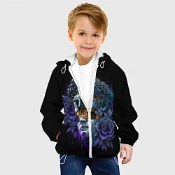 Куртка с капюшоном детская David Skull, цвет: 3D-белый — фото 2