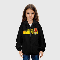 Куртка с капюшоном детская FFDP Five Finger Death Punch, цвет: 3D-черный — фото 2