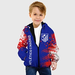 Куртка с капюшоном детская ATLETICO DE MADRID АТЛЕТИКО, цвет: 3D-черный — фото 2