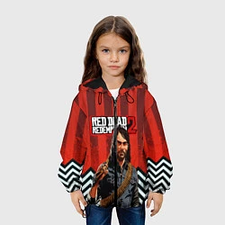 Куртка с капюшоном детская Бандит дикого запада RDR 2, цвет: 3D-черный — фото 2