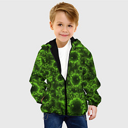Куртка с капюшоном детская COVID 3D, цвет: 3D-черный — фото 2