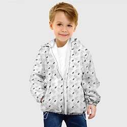 Куртка с капюшоном детская JUDO, цвет: 3D-белый — фото 2