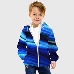 Куртка с капюшоном детская Морской, цвет: 3D-белый — фото 2