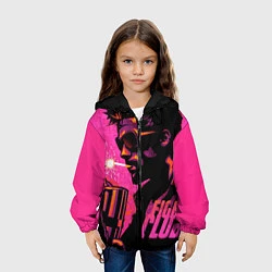 Куртка с капюшоном детская Тайлер Дёрден с динамитом, цвет: 3D-черный — фото 2