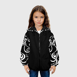 Куртка с капюшоном детская NAHOYA KAWATA НАХОЯ КАВАТА, цвет: 3D-черный — фото 2