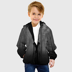 Куртка с капюшоном детская Сиреноголовый Siren Head Игра, цвет: 3D-черный — фото 2