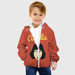 Куртка с капюшоном детская Амели фильм, цвет: 3D-белый — фото 2