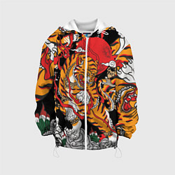 Детская куртка Самурайский тигр
