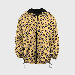Детская куртка Желтый леопардовый принт
