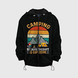 Куртка с капюшоном детская Camping, цвет: 3D-черный