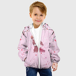 Куртка с капюшоном детская Аниме Объятия Любовь Пара, цвет: 3D-белый — фото 2