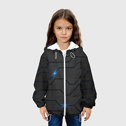 Куртка с капюшоном детская СОВРЕМЕННАЯ ТЕХНОЛОГИЯ СТАЛЬ, цвет: 3D-белый — фото 2