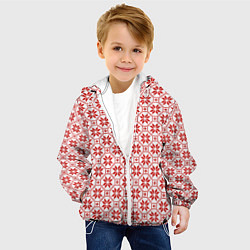 Куртка с капюшоном детская Алатырь, цвет: 3D-белый — фото 2