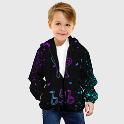 Куртка с капюшоном детская Ъуъ съука, цвет: 3D-черный — фото 2