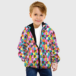 Куртка с капюшоном детская Happy Birthday, цвет: 3D-черный — фото 2