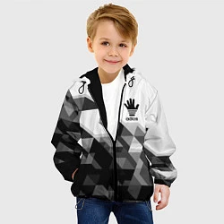 Куртка с капюшоном детская ADIOS АДИОС, цвет: 3D-черный — фото 2