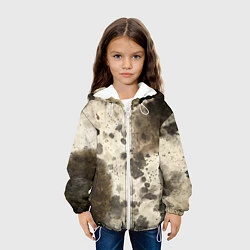 Куртка с капюшоном детская Пятьдесят оттенков серого, цвет: 3D-белый — фото 2