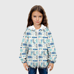 Куртка с капюшоном детская Зимний Дизайн, цвет: 3D-белый — фото 2