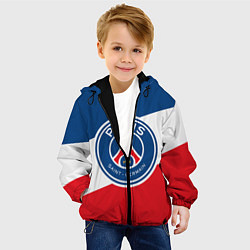 Куртка с капюшоном детская Paris Saint-Germain FC, цвет: 3D-черный — фото 2