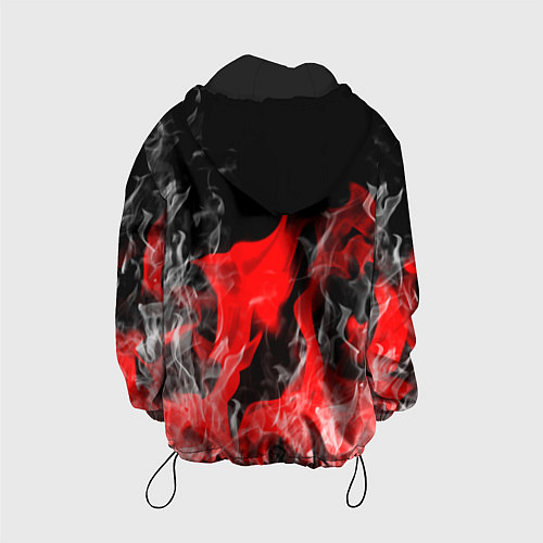 Детская куртка Чёрный клевер: Пламя / 3D-Черный – фото 2